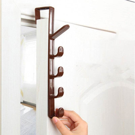 Creative Multi-purpose Five-Segment Hooks Towels And Hats With 5 Seamless Hooks - Mubimart