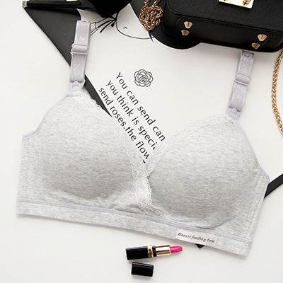 Non-wireless Thin Breathable Bra With Front Opening - Mubimart