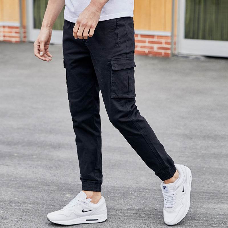 Autumn Men's Casual Military Fashion Slim Fit Jogger Pants - Mubimart