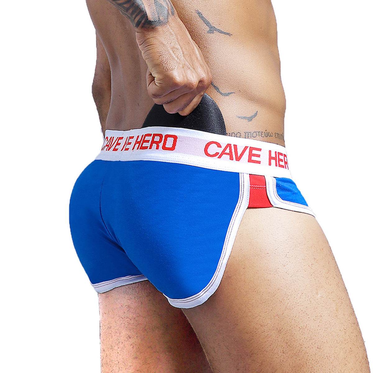 Mens Briefs Sponge Mold Cup Buttock Enrichment Buttock Lifting Underwear - Mubimart