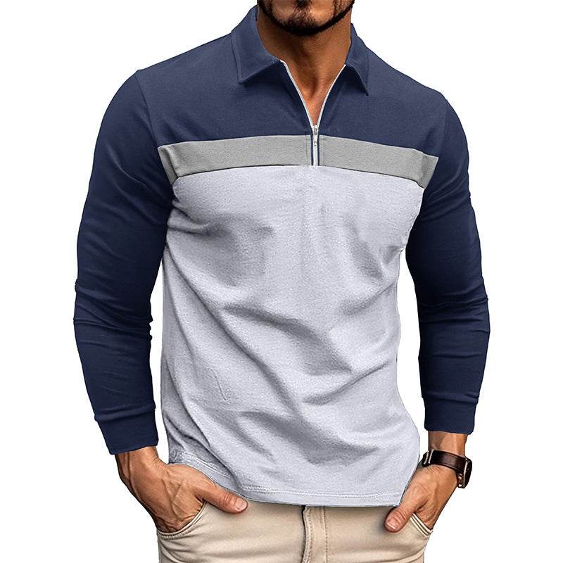 New Polo Collar Polo Men's T-shirt - Mubimart