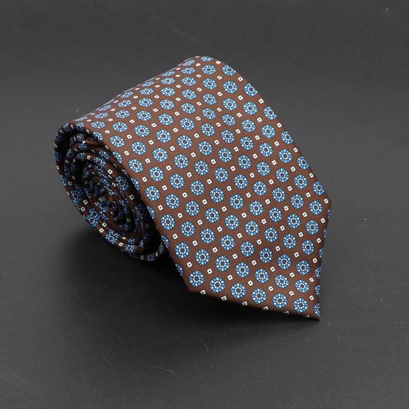 Super Soft Bohemian Silk Ties Men's Fashion 75mm Necktie - Mubimart