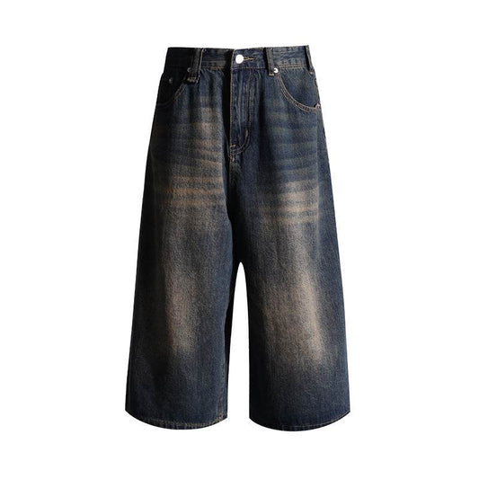 Fashion American Retro Wide Leg Jeans For Women - Mubimart