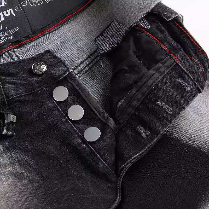 Men's Slim-fit Stretch Skinny Jeans - Mubimart