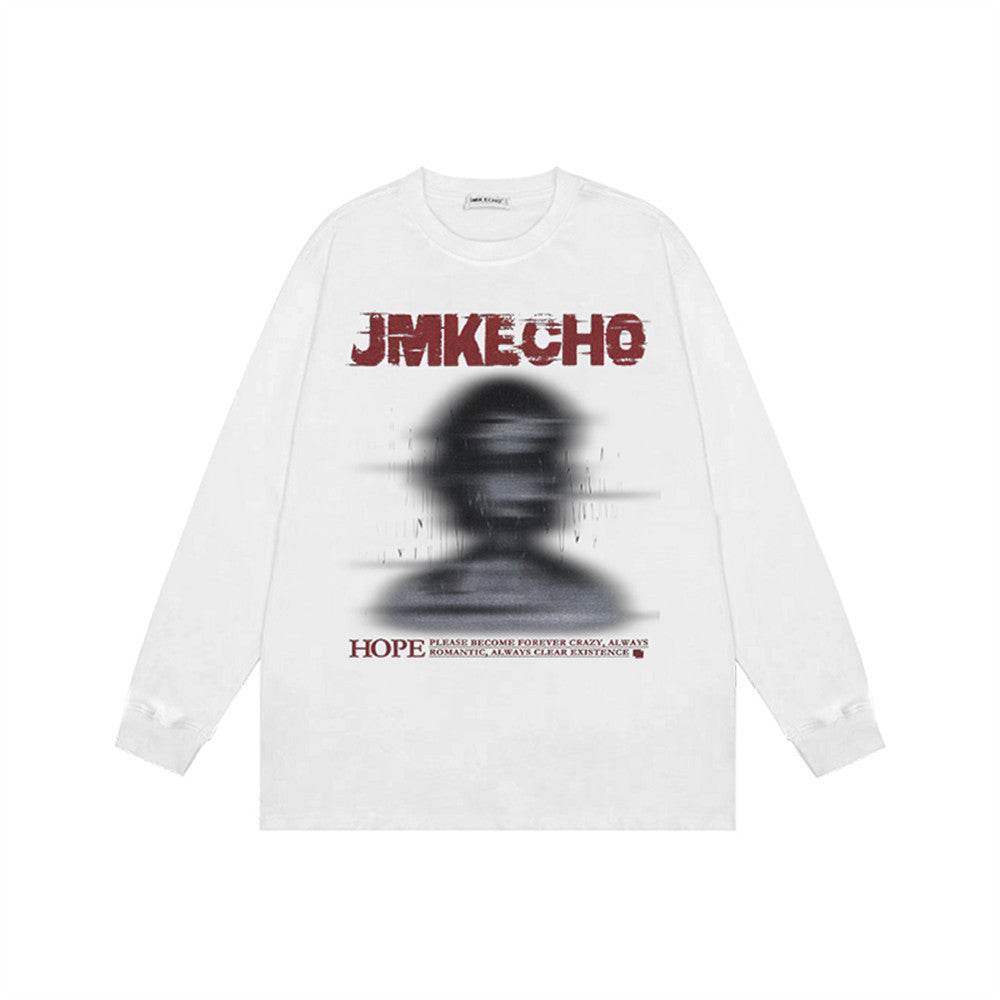 Fashion Printed Loose Sweatshirt Men - Mubimart