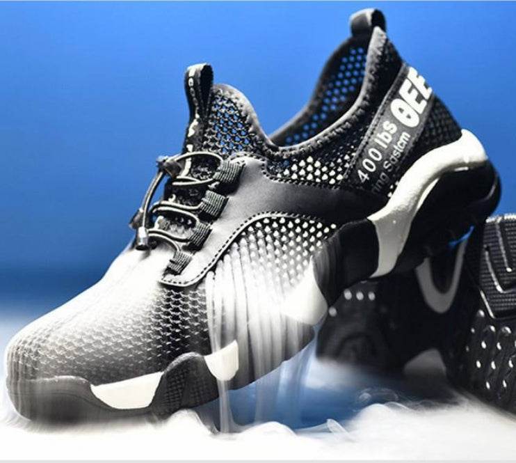 Breathable Net Work Safety Shoes Safety Shoes Work Shoes - Mubimart