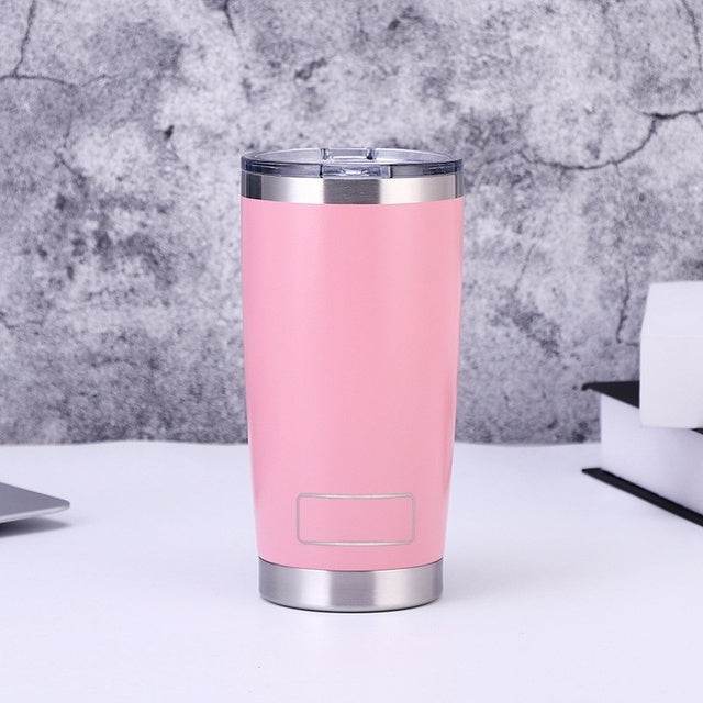 20oz Travel Mug Yetys Ice Cup Tumbler 304 Stainless Steel Do - Mubimart