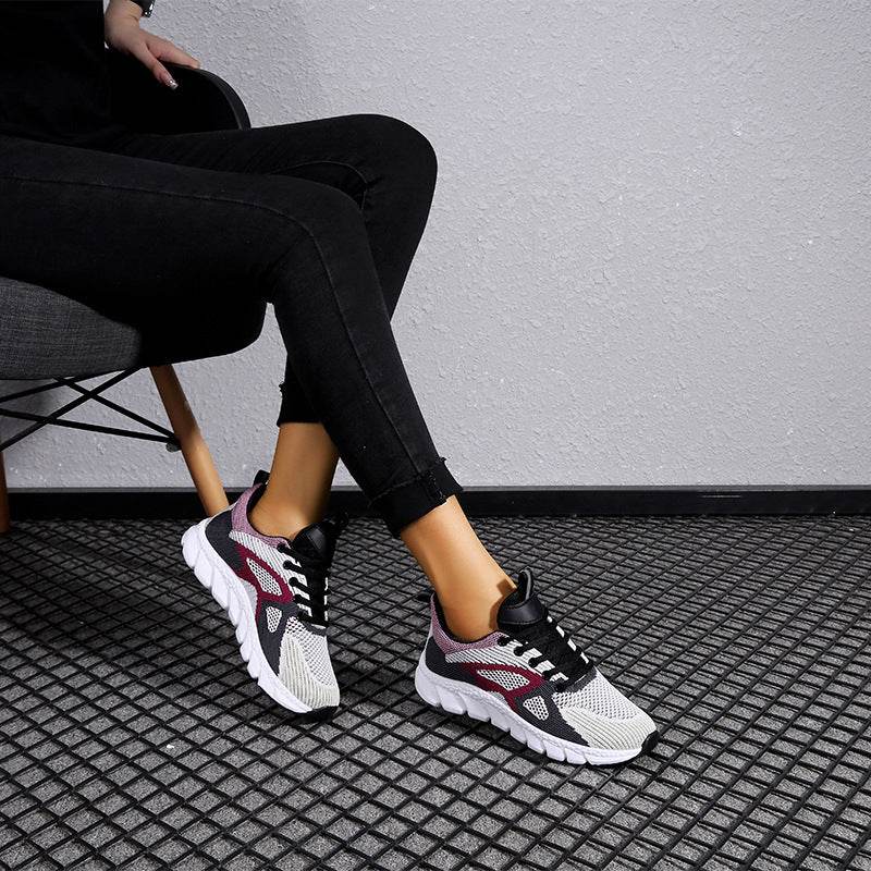 Women's Fashion Comfortable Breathable Sneaker - Mubimart