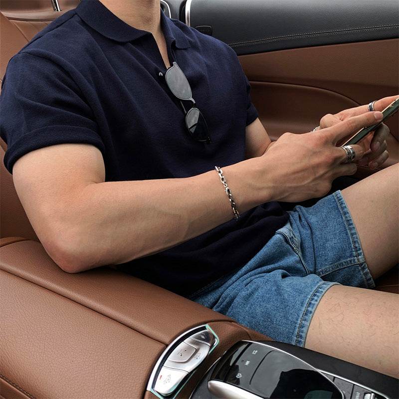 Men's Half Sleeve Polo Shirt - Mubimart