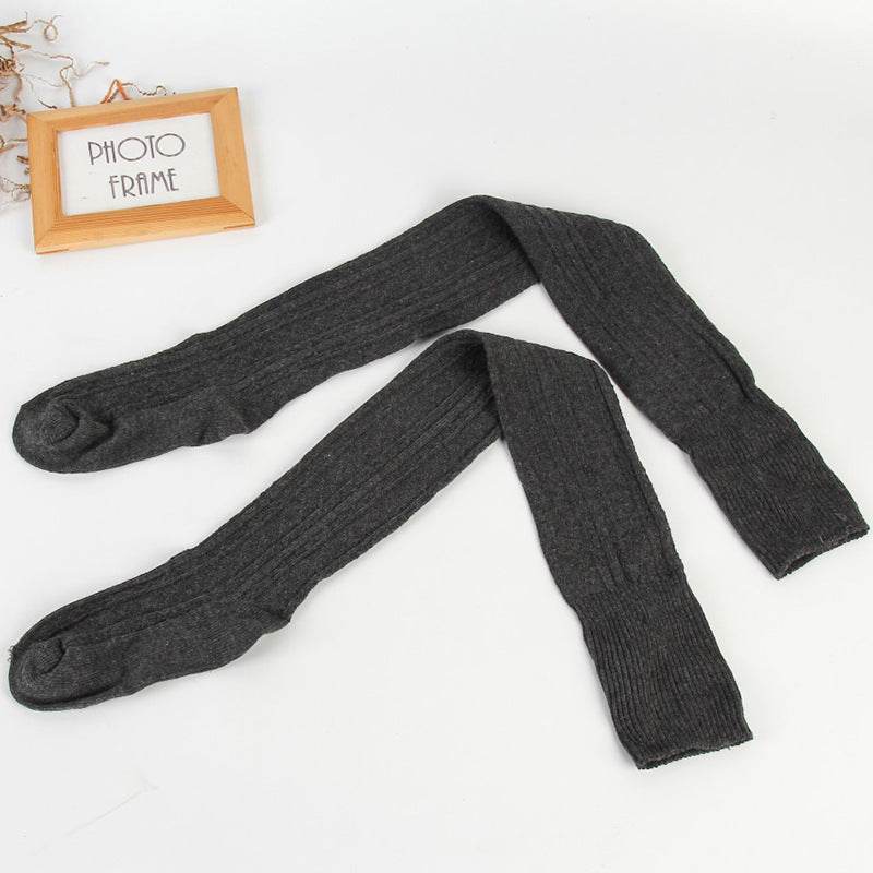 Women's Fashionable Knitted Over-the-knee Socks - Mubimart