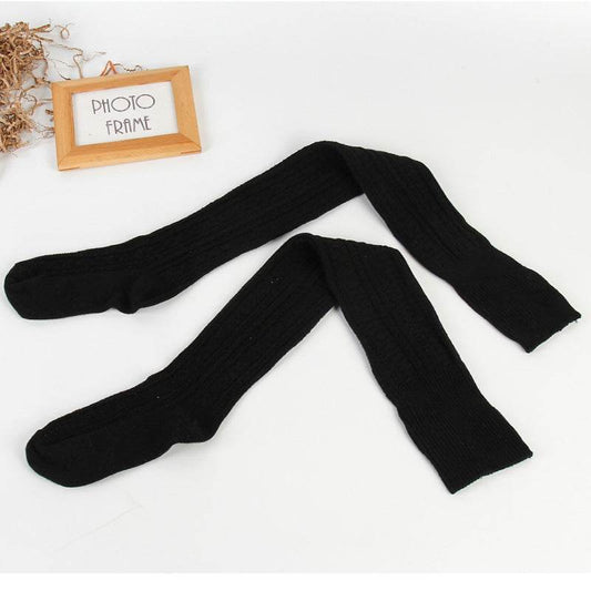 Women's Fashionable Knitted Over-the-knee Socks - Mubimart