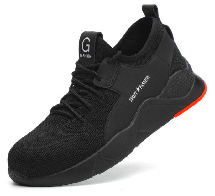 Men's Steel Toe Anti-smash And Anti-puncture Safety Shoes - Mubimart