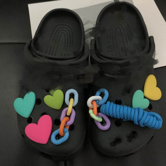 Girls' Diy Slipper Buckle Decorative Accessories - Mubimart