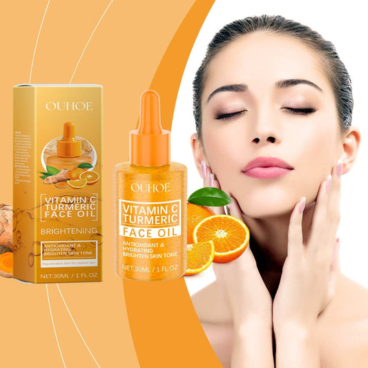 Vitamin C Turmeric Brightening Oil Vitamin C Moisturizing Face - Mubimart