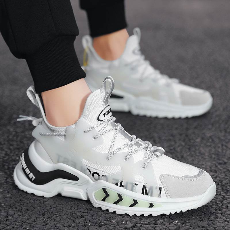 Fashion Sneakers High Top Sport Running Athletic Tennis Walking Shoes Men - Mubimart