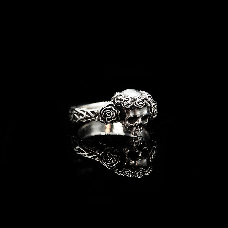 Marcasite Ring Men And Women Opening Adjustable Couple's Ring