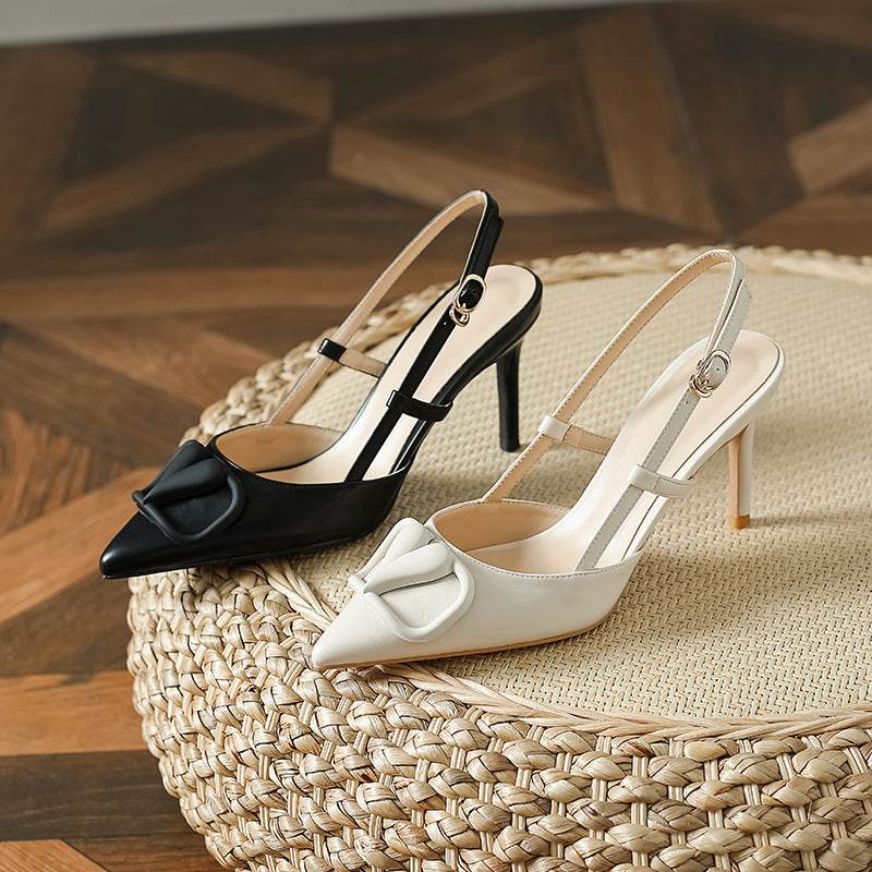 Women's Strappy High Heel Stiletto Shoes - Mubimart