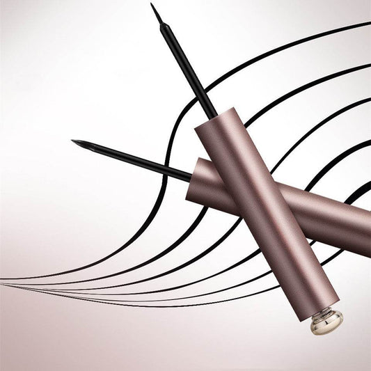Rose Gold Beginner Liquid Eyeliner Waterproof Quick Dry No Halo Eyeliner - Mubimart