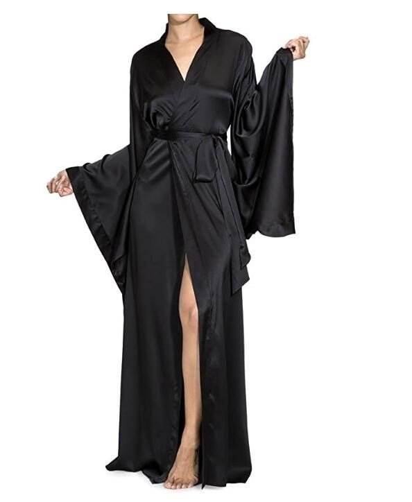 Fashion Nightwear One-piece Satin Bridesmaid Bathrobe - Mubimart