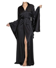 Fashion Nightwear One-piece Satin Bridesmaid Bathrobe - Mubimart -  