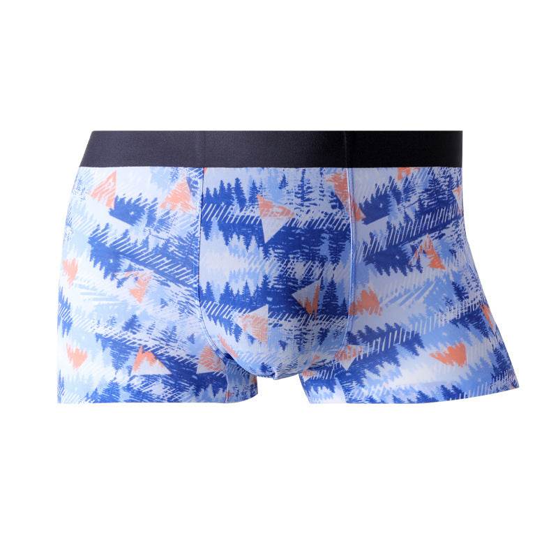 Men's Lightweight Printed Breathable Boxers - Mubimart