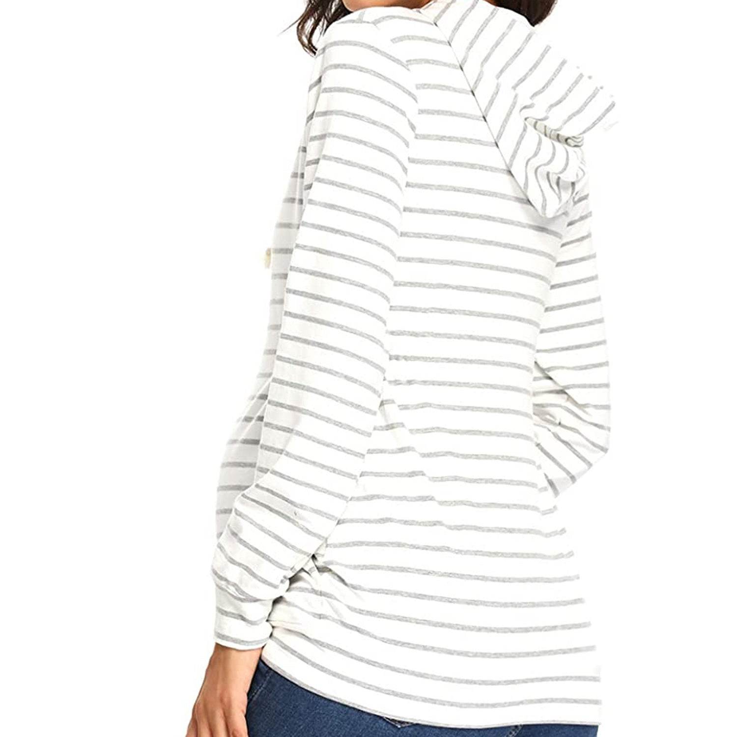 European And American New Fashion Striped Maternity Sweater - Mubimart