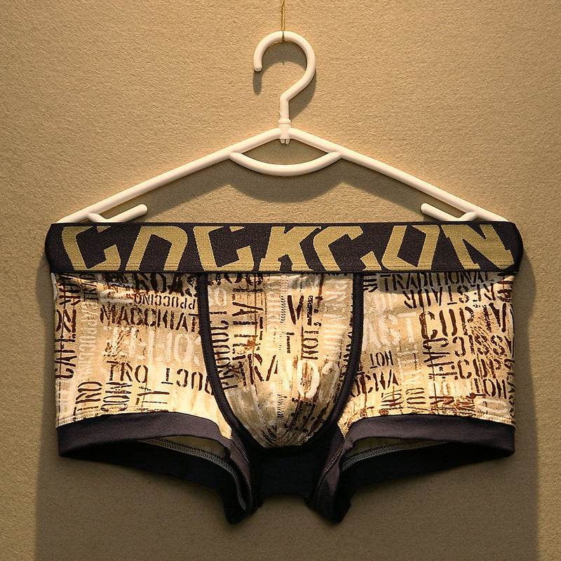 Men's Underwear Boxers Cotton Trendy - Mubimart