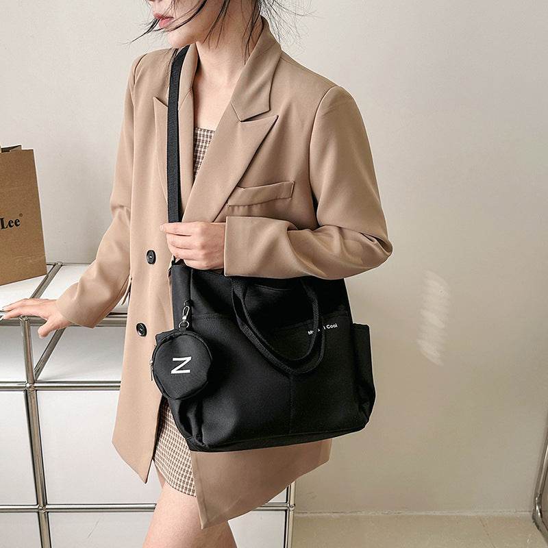 Women Shoulder Crossbody Bag Canvas Tote Messenger Bag 2024 Ladies Hand Bags Female Handbag - Mubimart