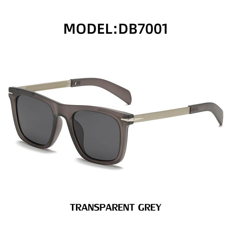 Mens Fashion Retro Polarized Box Sunglasses - Mubimart