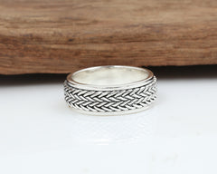 Handmade Vintage Thai Silver Personalized Ring Men