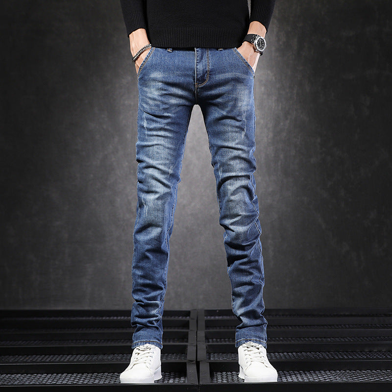 Neue Slim Fit Stretch-Freizeitjeans für Herren