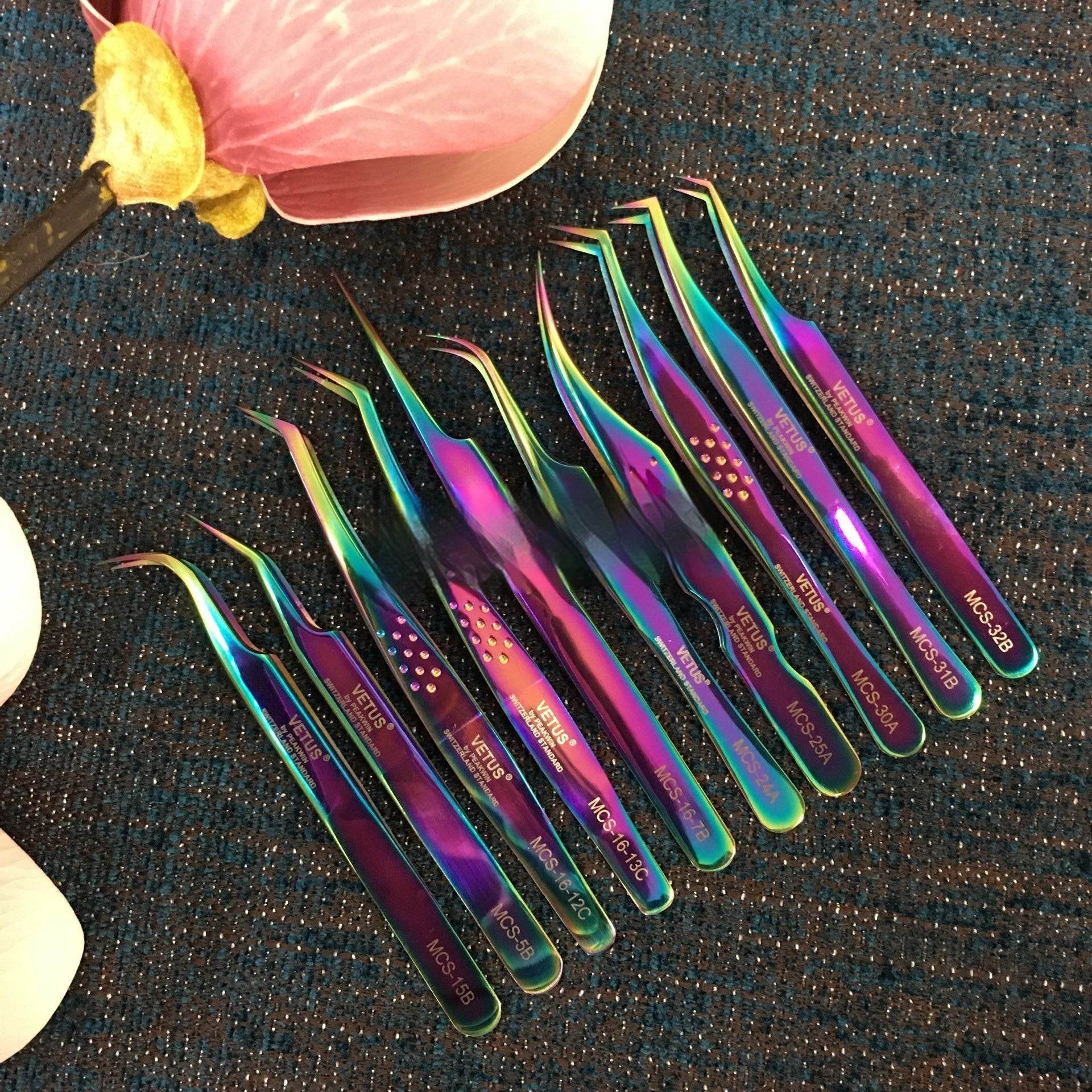High Precision Eyelash Grafting Tweezers - Mubimart