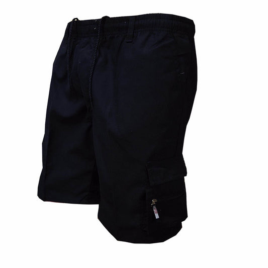 Men's Thin Multi-pocket Cargo Shorts Sports Shorts - Mubimart