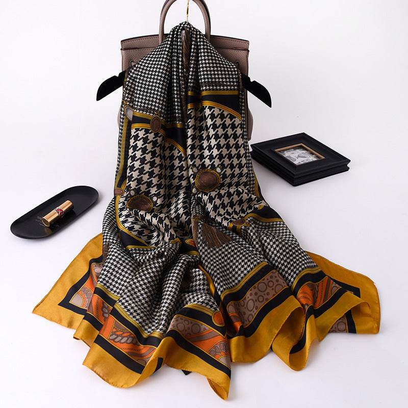New Korean Style Air Conditioning Shawl Female Shawl Shawl Beach Towel - Mubimart