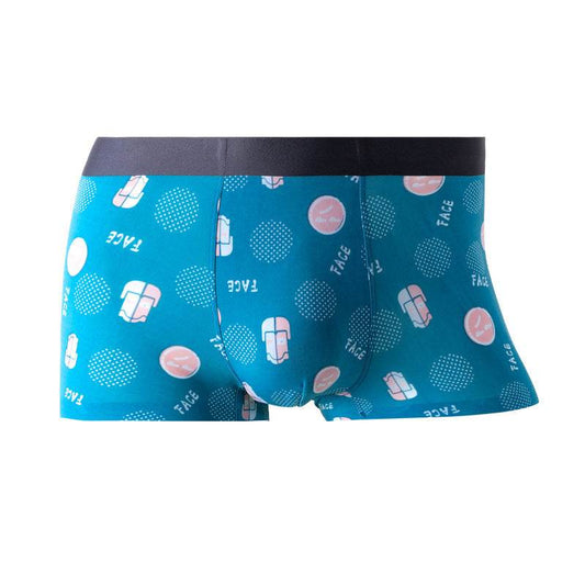 Men's Lightweight Printed Breathable Boxers - Mubimart