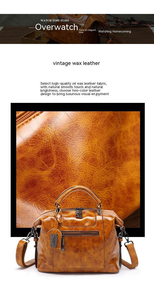 Retro Style Women's Bag Women Hand-carrying Crossbody Bag - Mubimart