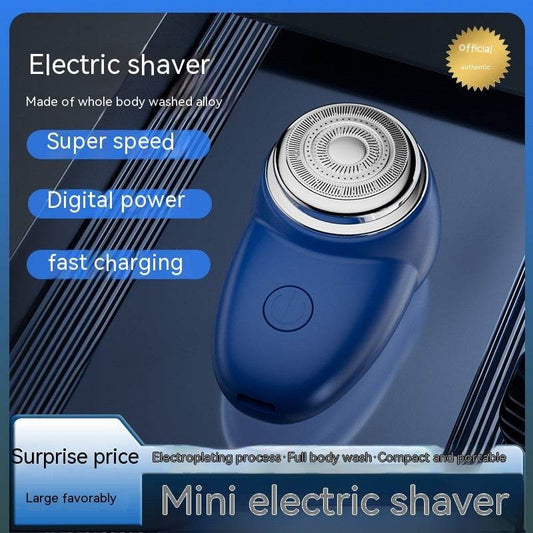 Men Travel Mini Floating Cutter Head Portable Electric Shaver - Mubimart