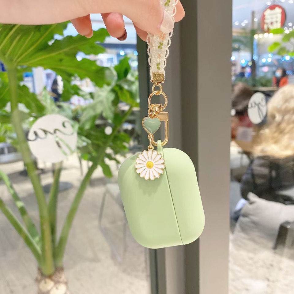 Simple Small Daisy Lace With Applicable Airpods3 Protective Cover - Mubimart