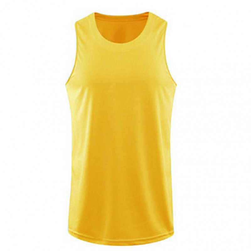 Breathable Ice Silk Sports Vest Men's Workout Sleeveless T-shirt