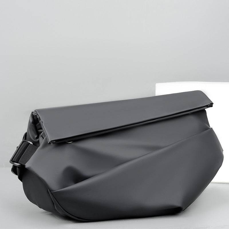 Functional Crossbody Bag Men Cool Motorcycle Sling Backpack Shoulder Chest Bag - Mubimart