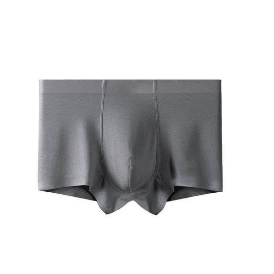 New Modal Men's Underwear Seamless Ultra-thin Breathable Boxers Youth Boxers - Mubimart