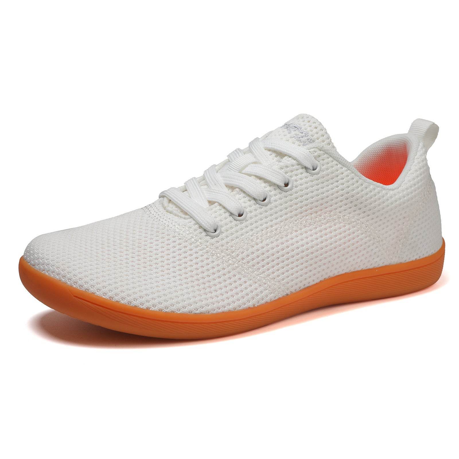 Wide Toe Breathable Shoes Flying Woven Slip-on Walking Shoes Casual Flat Training Shoes - Mubimart