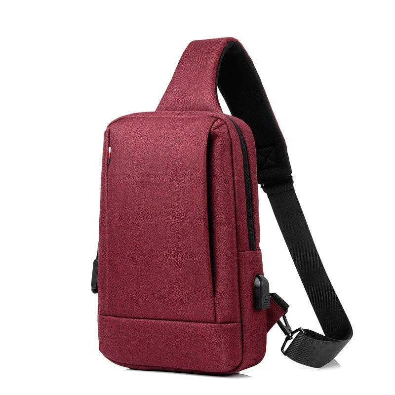 Men Chest Bag Shoulder Bags Crossbody Sling Backpack - Mubimart