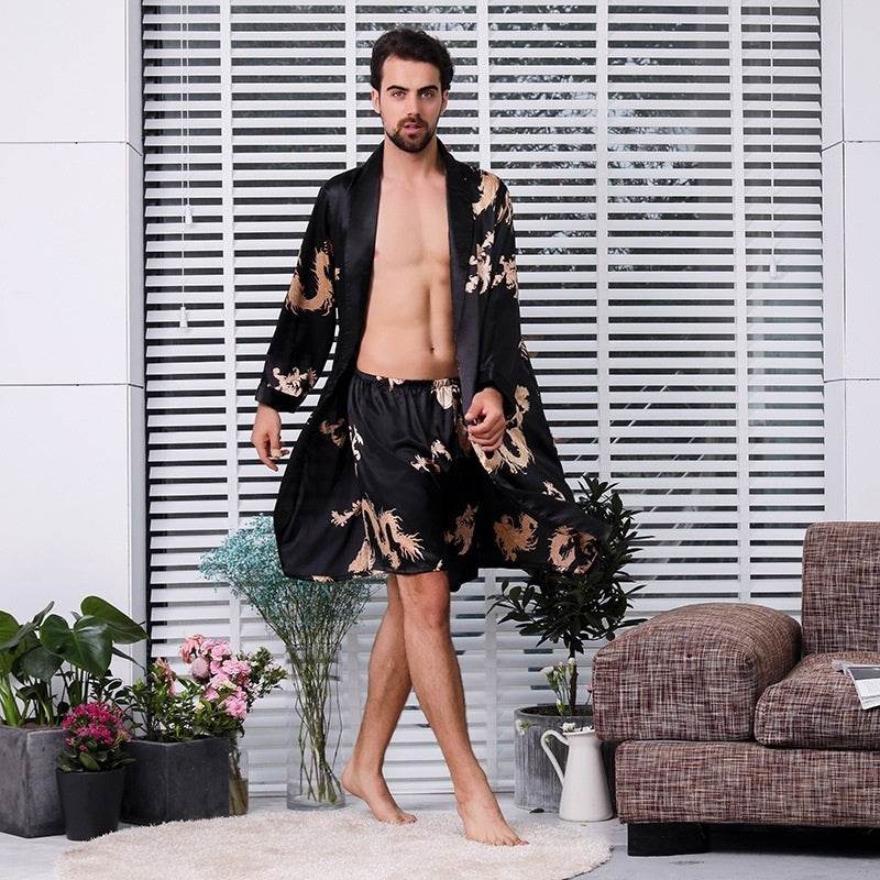 Men's Loose And Comfortable Printed Pajamas Loungewear - Mubimart