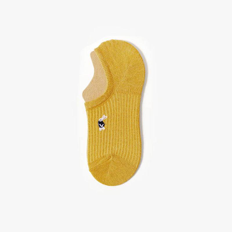 Female Cotton Summer Cute Japanese Tide Low-top Short Socks - Mubimart