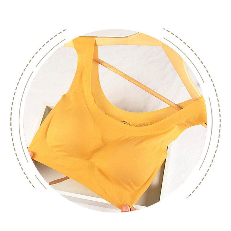 Women Seamless Plus Size Lingerie Active Bra With Pads - Mubimart