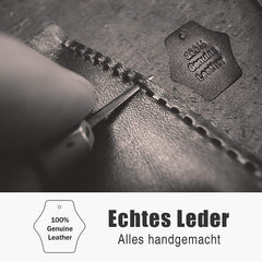 Leder herren Brieftasche Kompakte Mini Karte Halter Aluminium Legierung Karte Halter Brieftasche