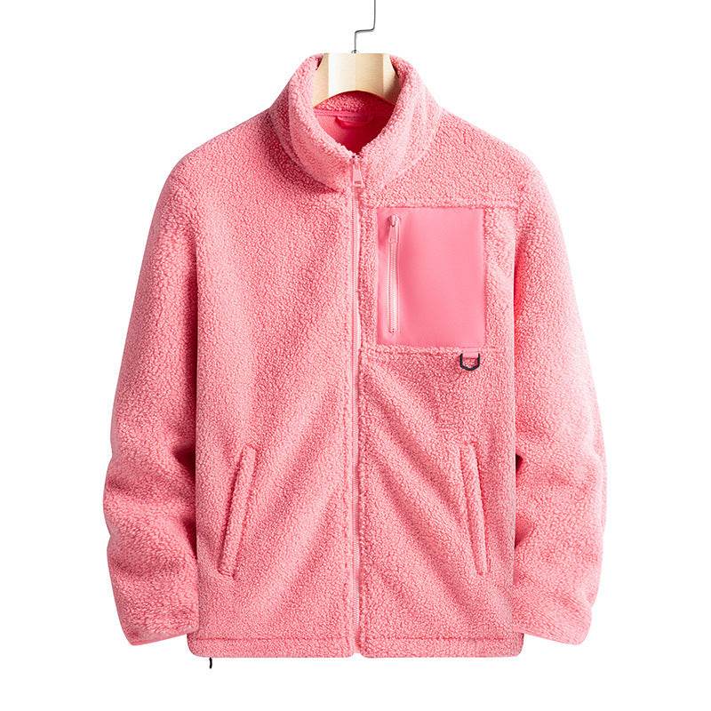 Couple Fleece Warm Breathable Polar Fleece Jacket - Mubimart