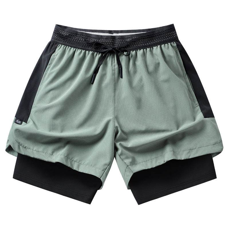 Men's Casual Fitness Quick-drying Shorts Breathable Workout Shorts - Mubimart