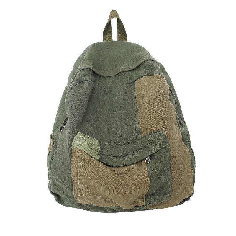 Canvas Backpack Schoolbag For Women - Mubimart